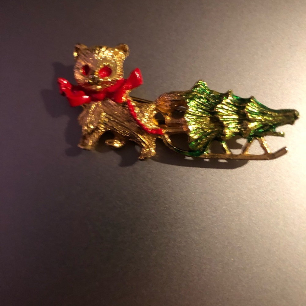 Vintage Christmas Brooch